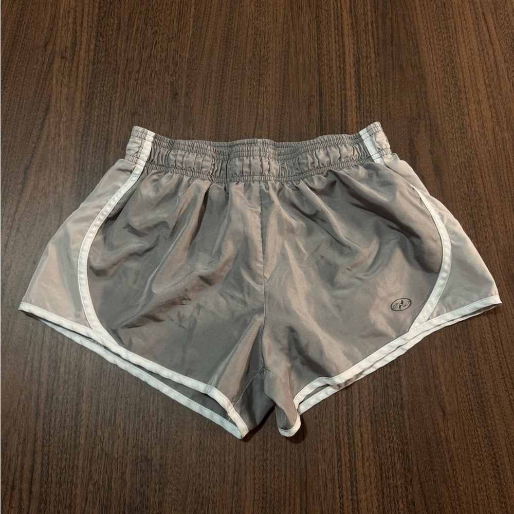 NYL Sport Shorts with Panty - Athletic Running Shorts Gray SIZE S